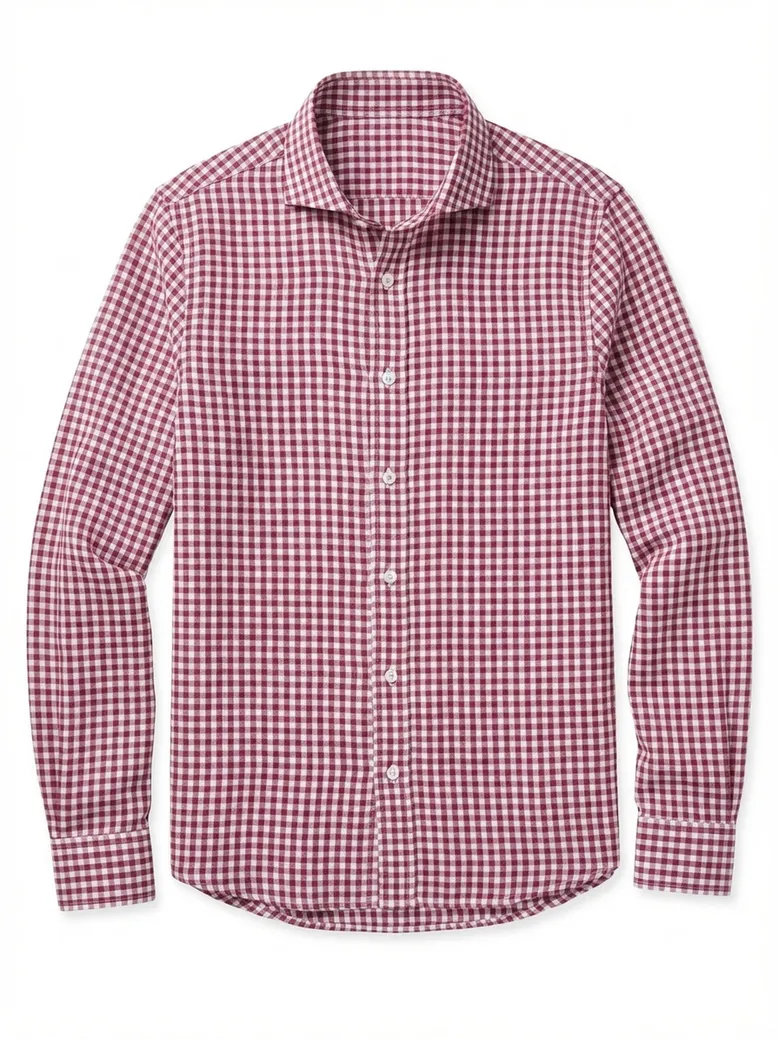 Eenvoudig te strijken effen wit poplin overhemd