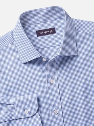 Makkelijk strijkbaar twill overhemd