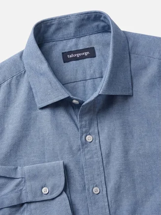 Chambray overhemd