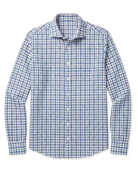 Oxford overhemd met blauw ruitdessin